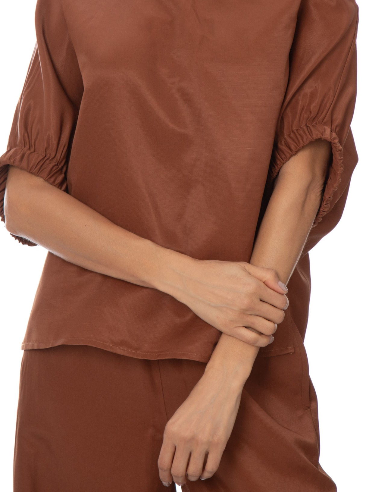 Blusa Feminina Serena Marrom Le Lis