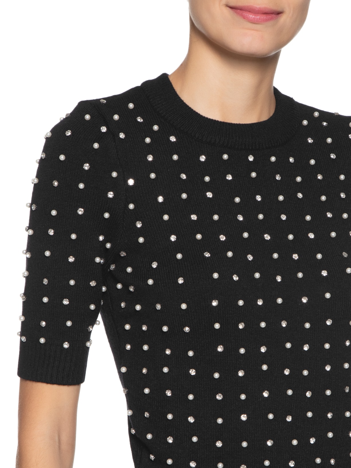 Blusa Feminina Sienna Tricot Preto Bo.bô