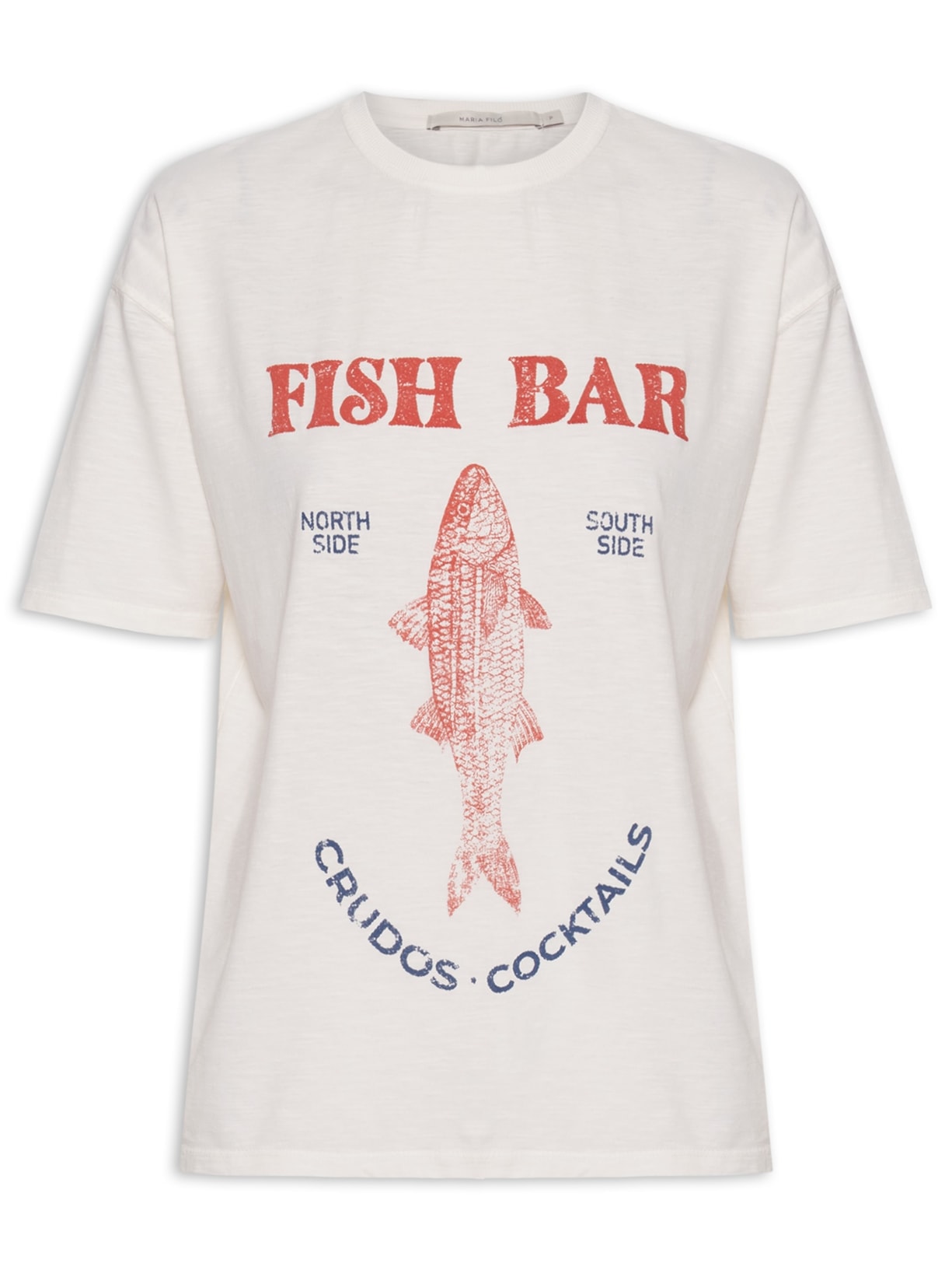 Blusa Feminina Silk Fish Bar - Branco