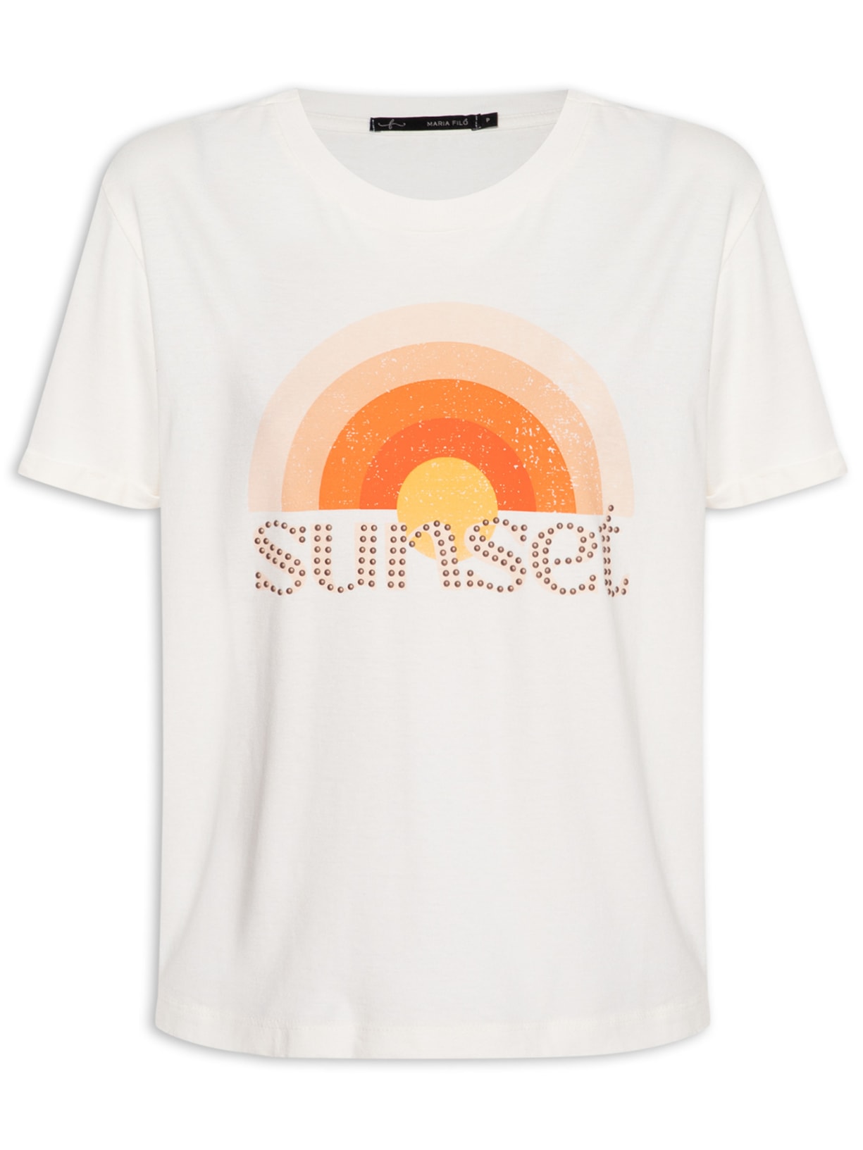 Blusa Feminina Silk Sunset - Off White