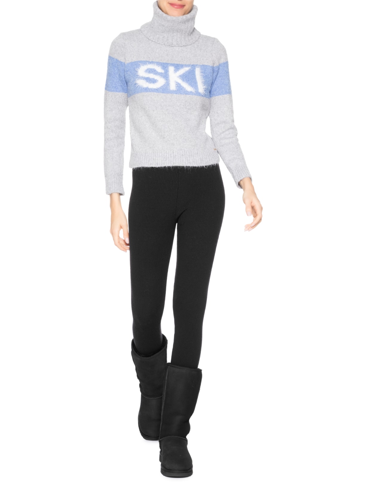 Blusa Feminina Ski Cinza Anselmi