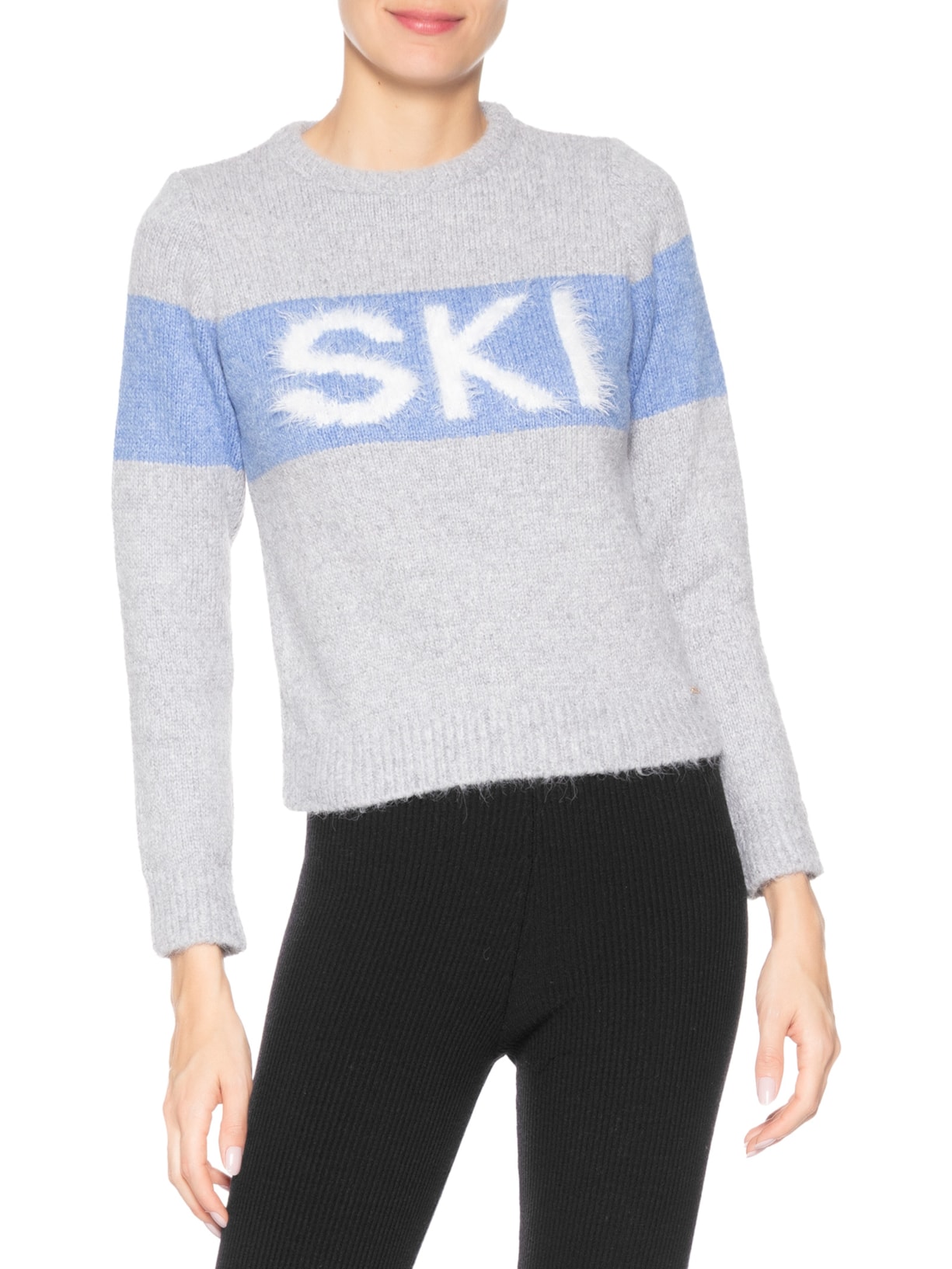 Blusa Feminina Ski Cinza Anselmi