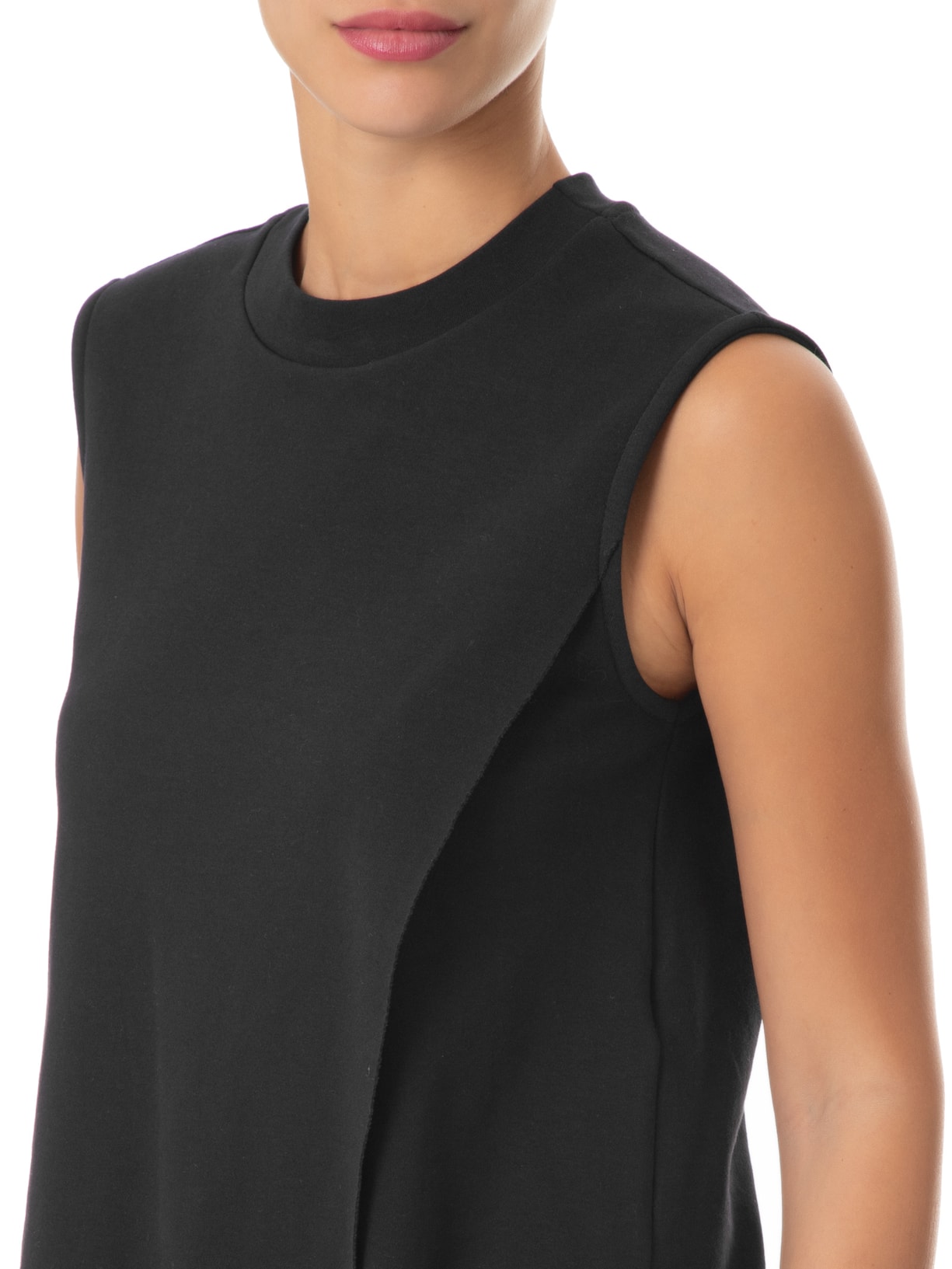 Blusa Feminina Sleeveless Diagonal Preto Osklen