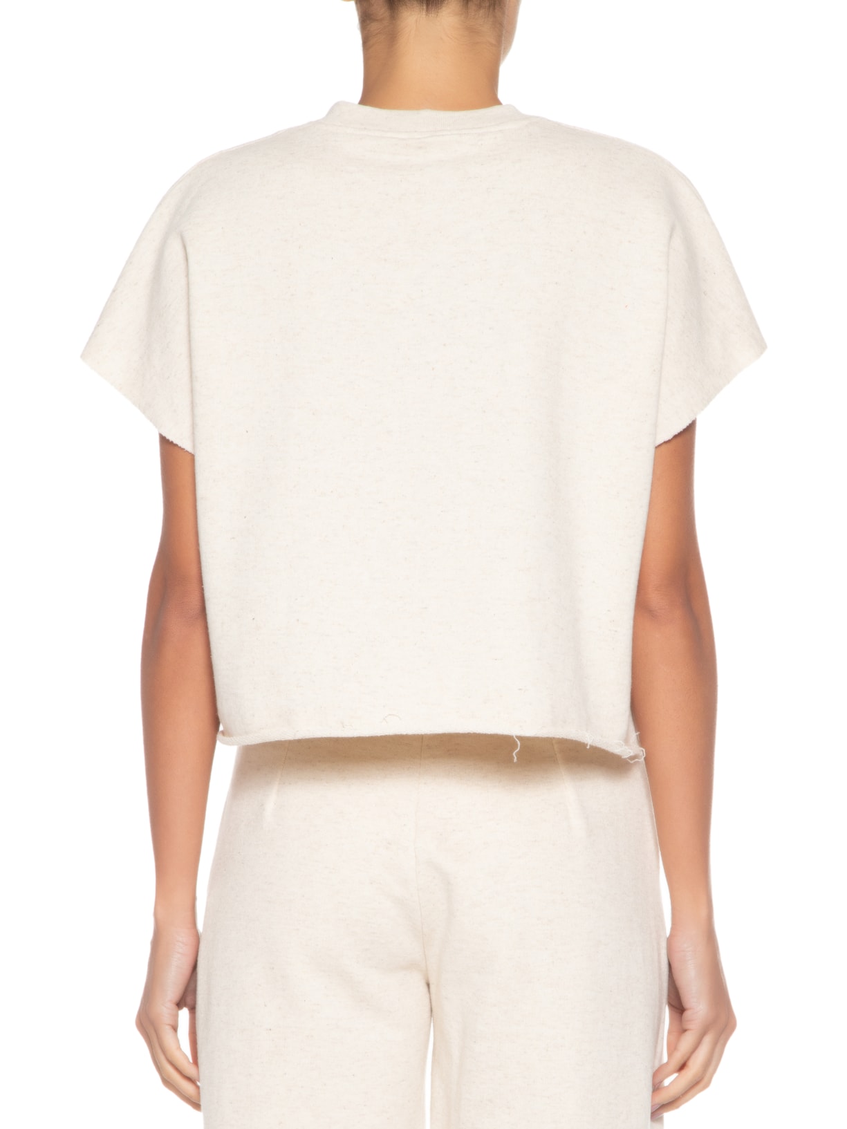 Blusa Feminina Sleeveless Moletom Cânhamo E-basics Bege Osklen