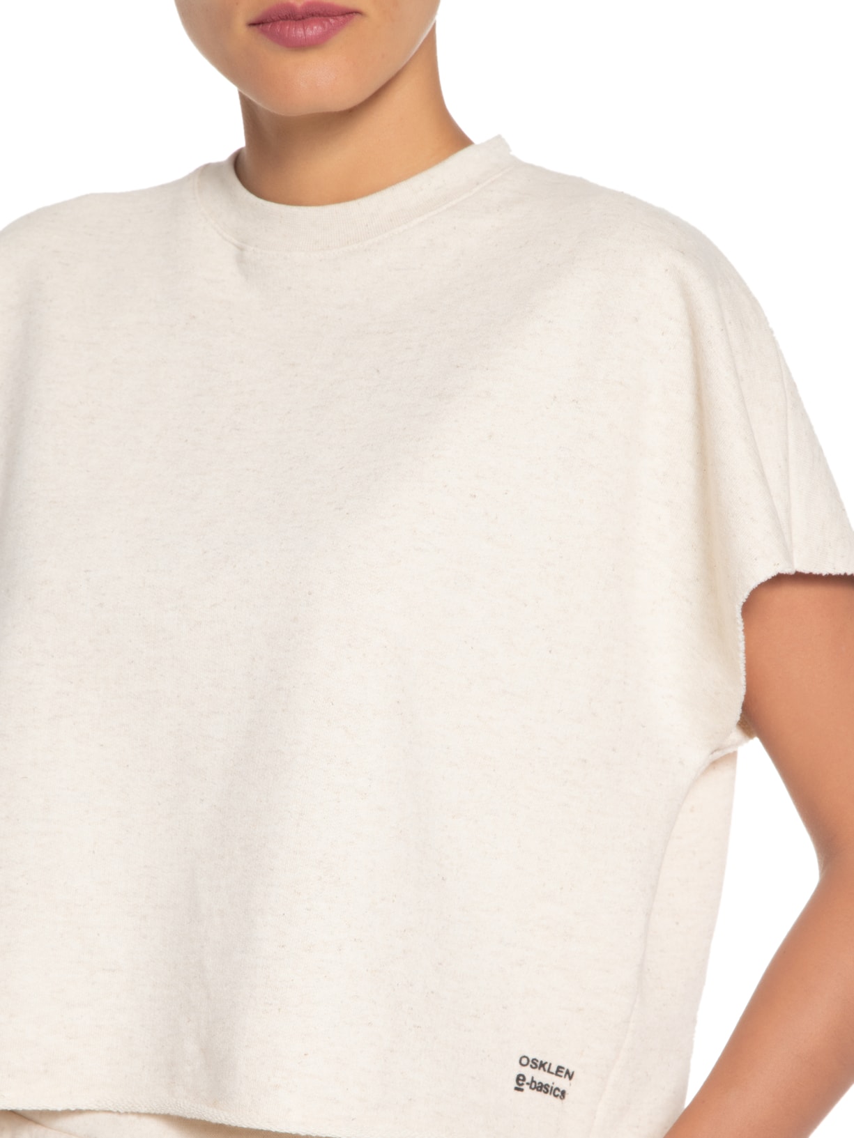 Blusa Feminina Sleeveless Moletom Cânhamo E-basics Bege Osklen