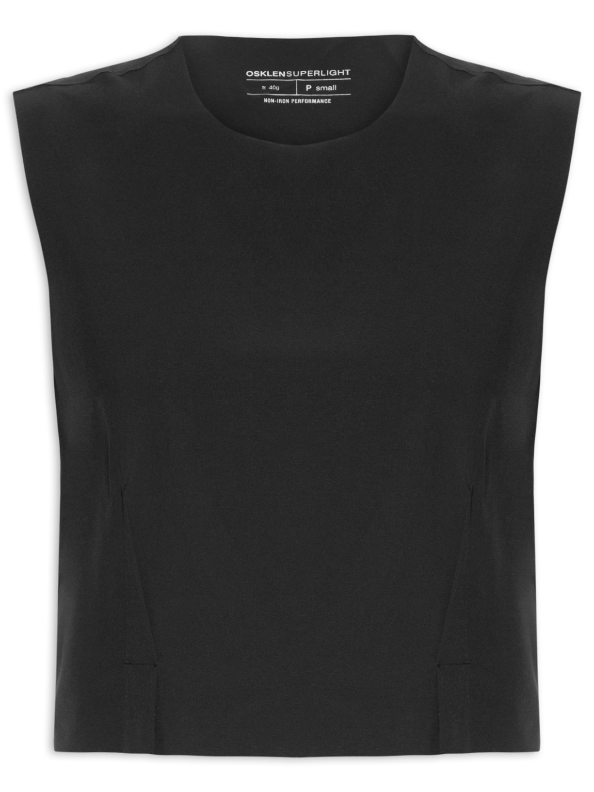 Blusa Feminina Sleeveless Pences Superlight Preto Osklen