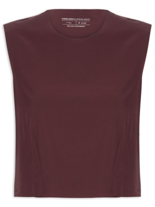 Blusa Feminina Sleeveless Pences Superlight - Vermelho
