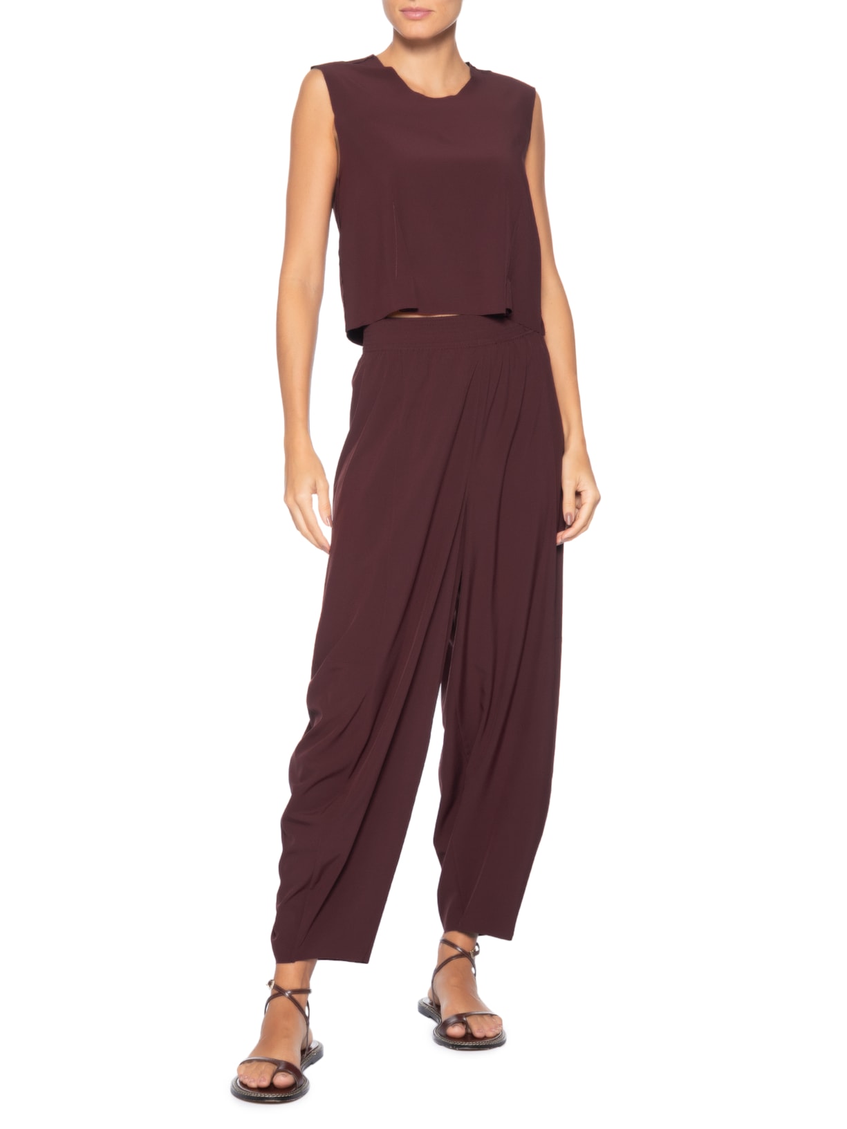 Blusa Feminina Sleeveless Pences Superlight Vermelho Osklen