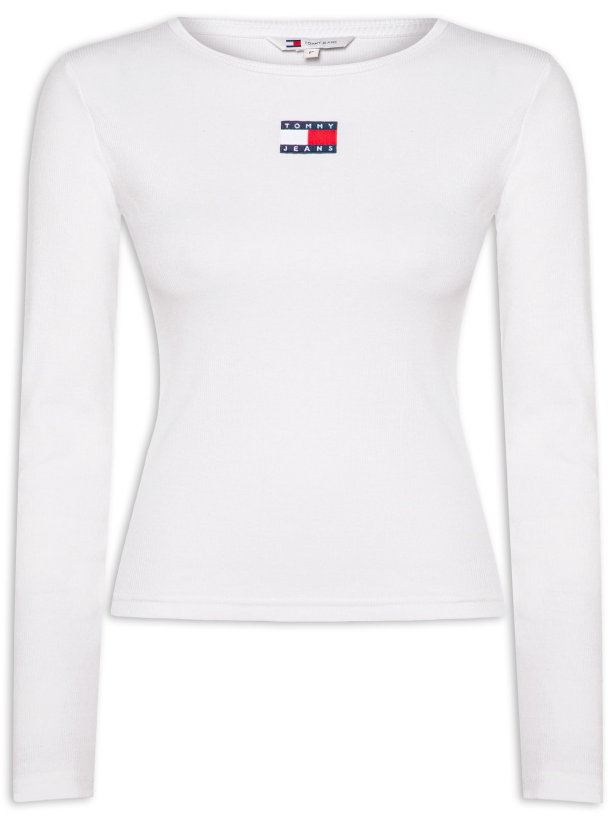 Blusa Feminina Slim Badge Ext - Branco