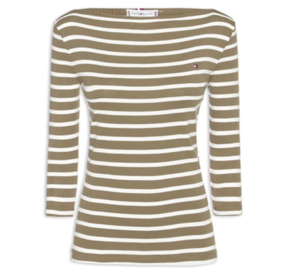 Blusa Feminina Slim Cody Boat - Bege