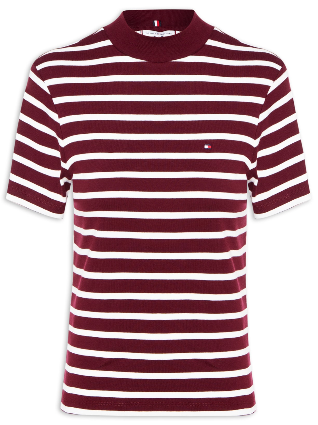 Blusa Feminina Slim Cody Crop Mock NK - Vinho