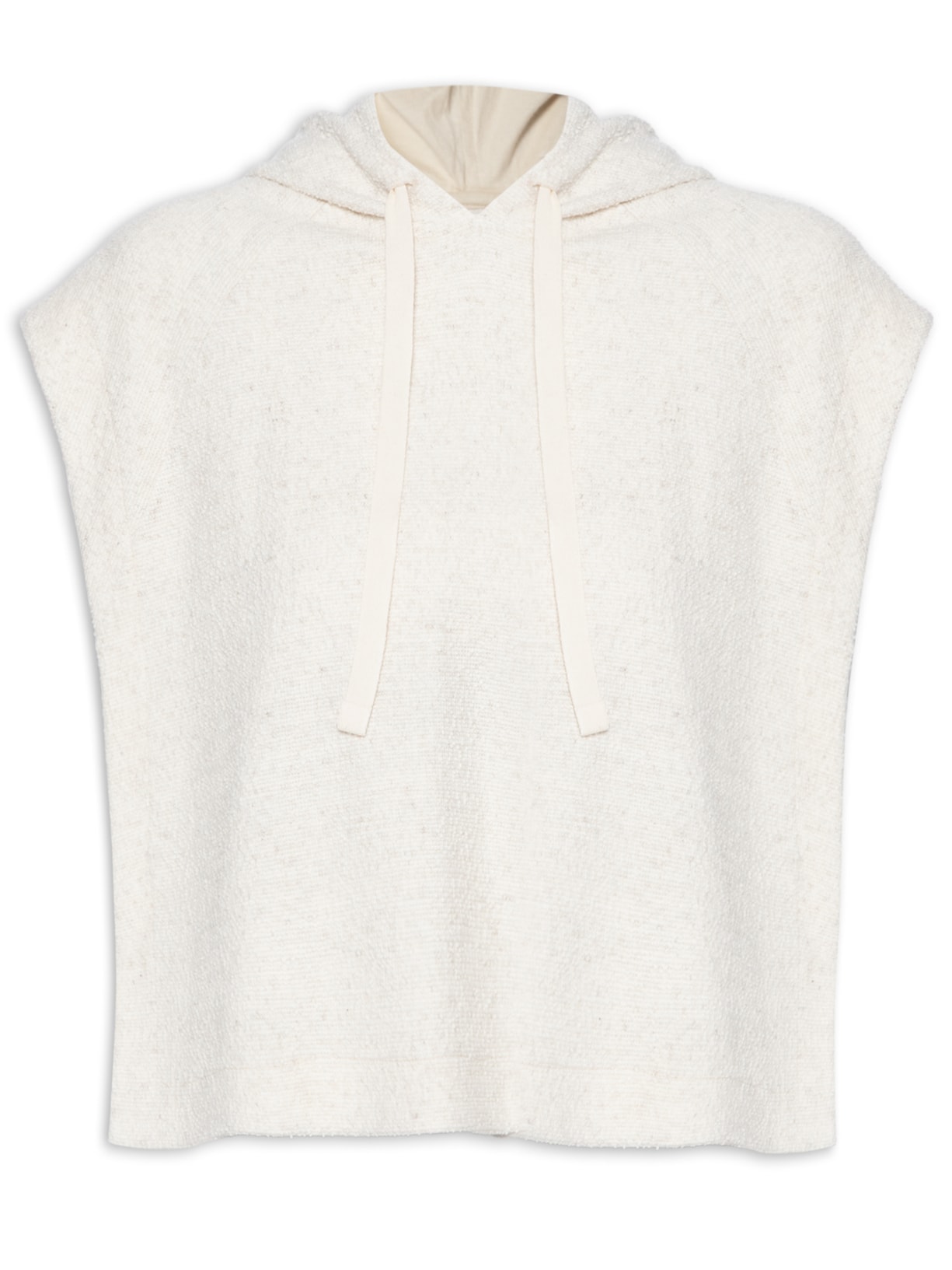 Blusa Feminina Sobreposição Runner Texturizada - Bege