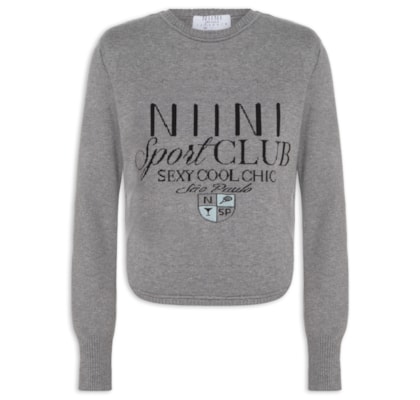 Blusa Feminina Sport Club - Cinza