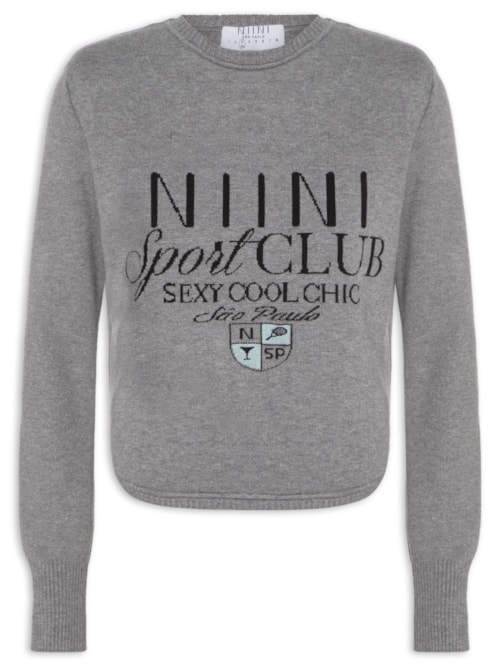 Blusa Feminina Sport Club - Cinza