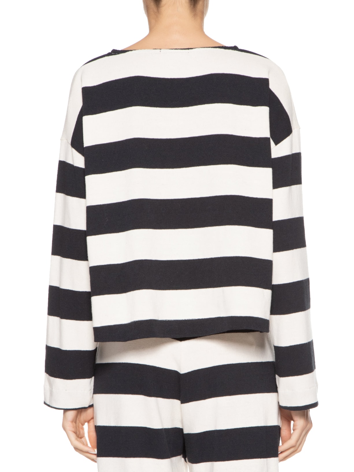 Blusa Feminina Stripes Preto Lenny Niemeyer