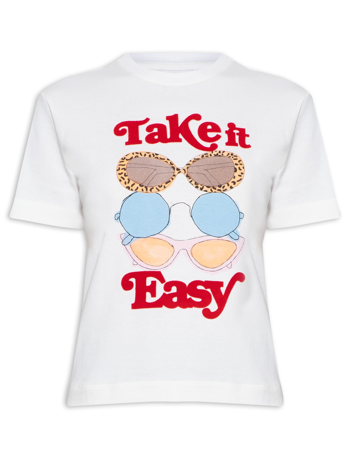 Blusa Feminina Sunglass - Off White