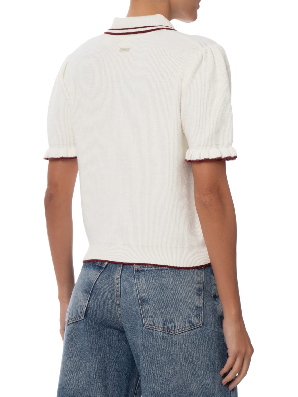 Blusa Feminina Super Soft Summer Polo Off White Levi's