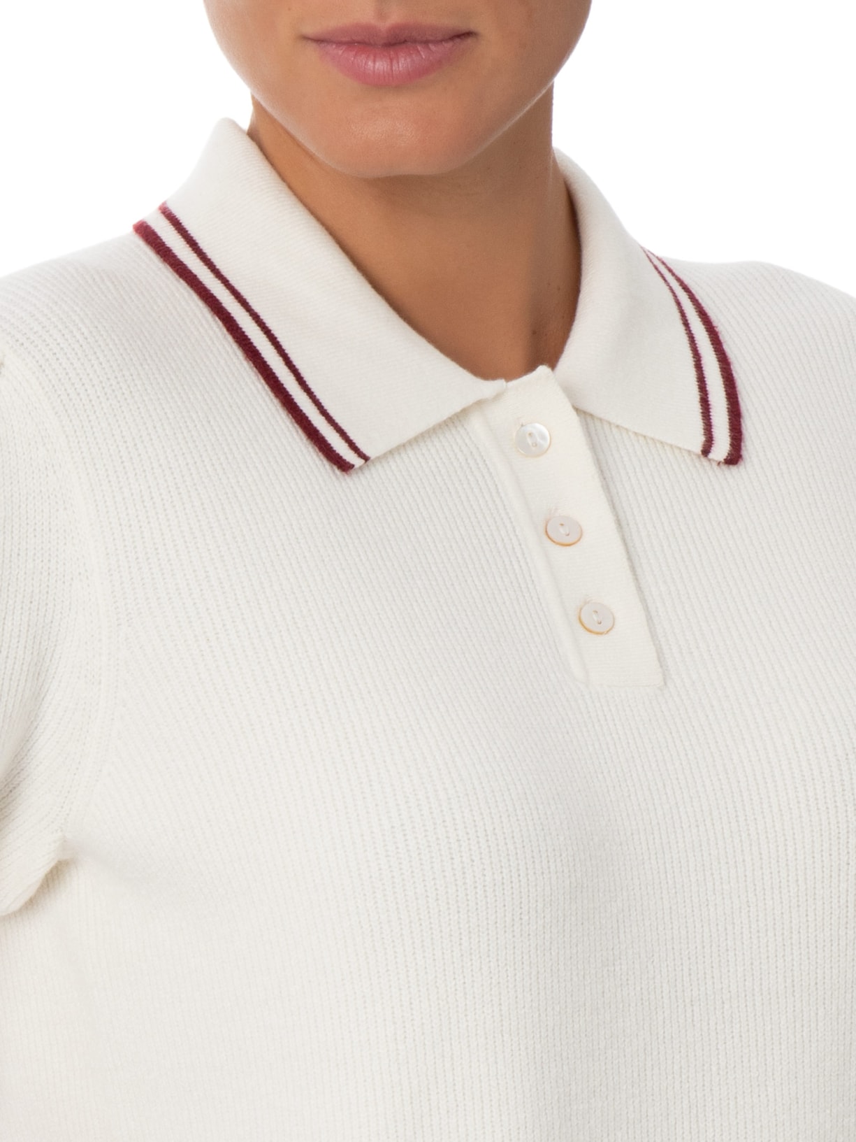 Blusa Feminina Super Soft Summer Polo Off White Levi's