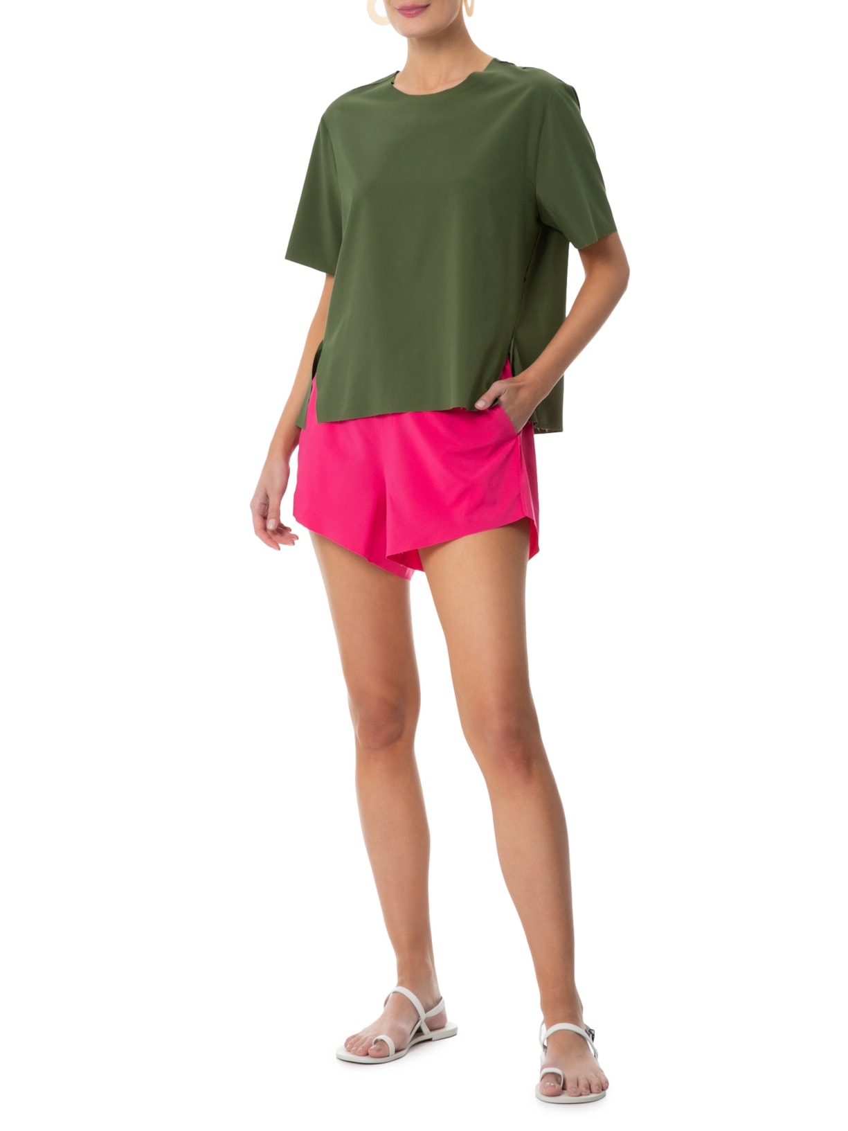 Blusa Feminina Superlight Camiseta Verde Osklen
