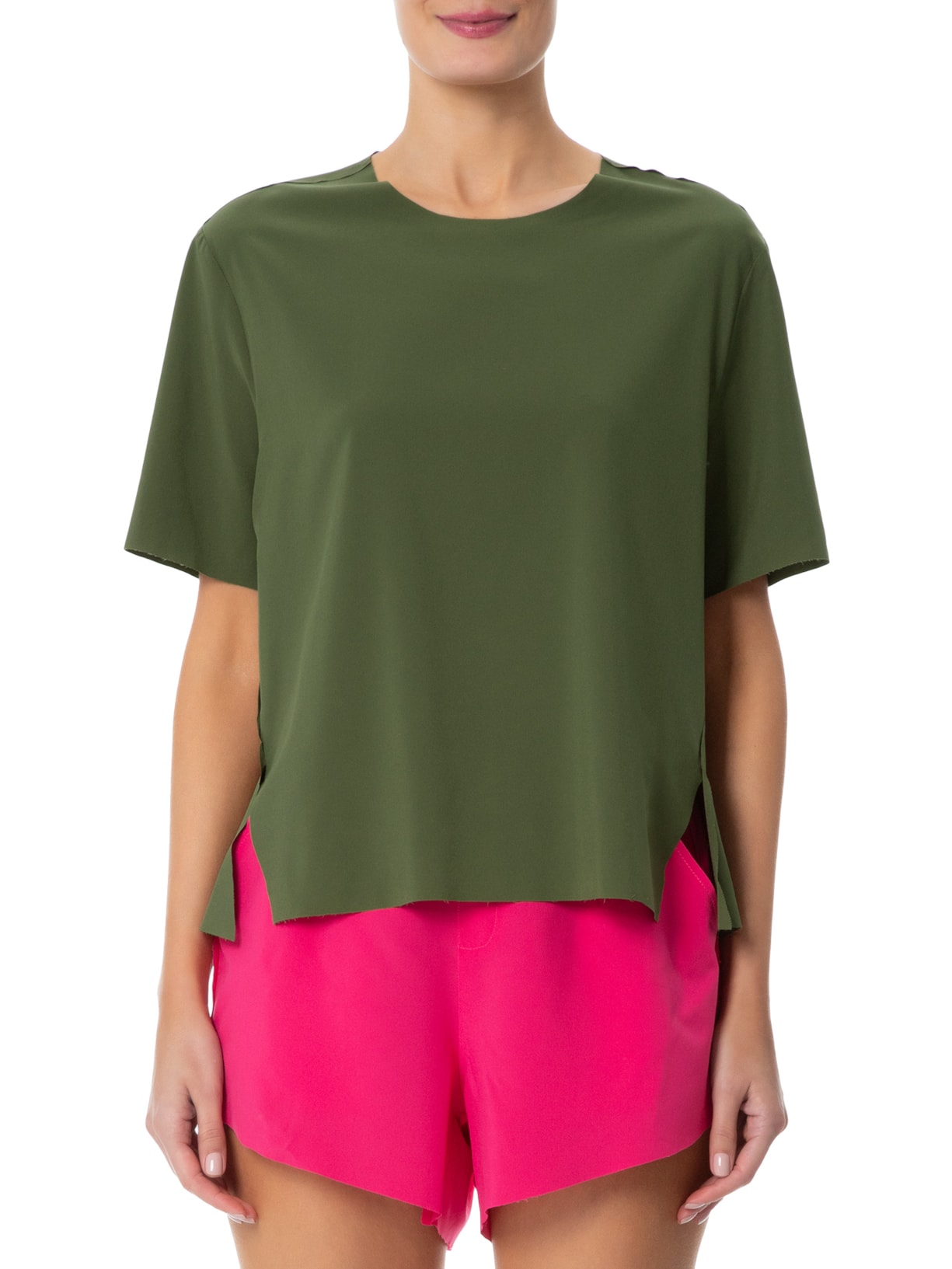Blusa Feminina Superlight Camiseta Verde Osklen