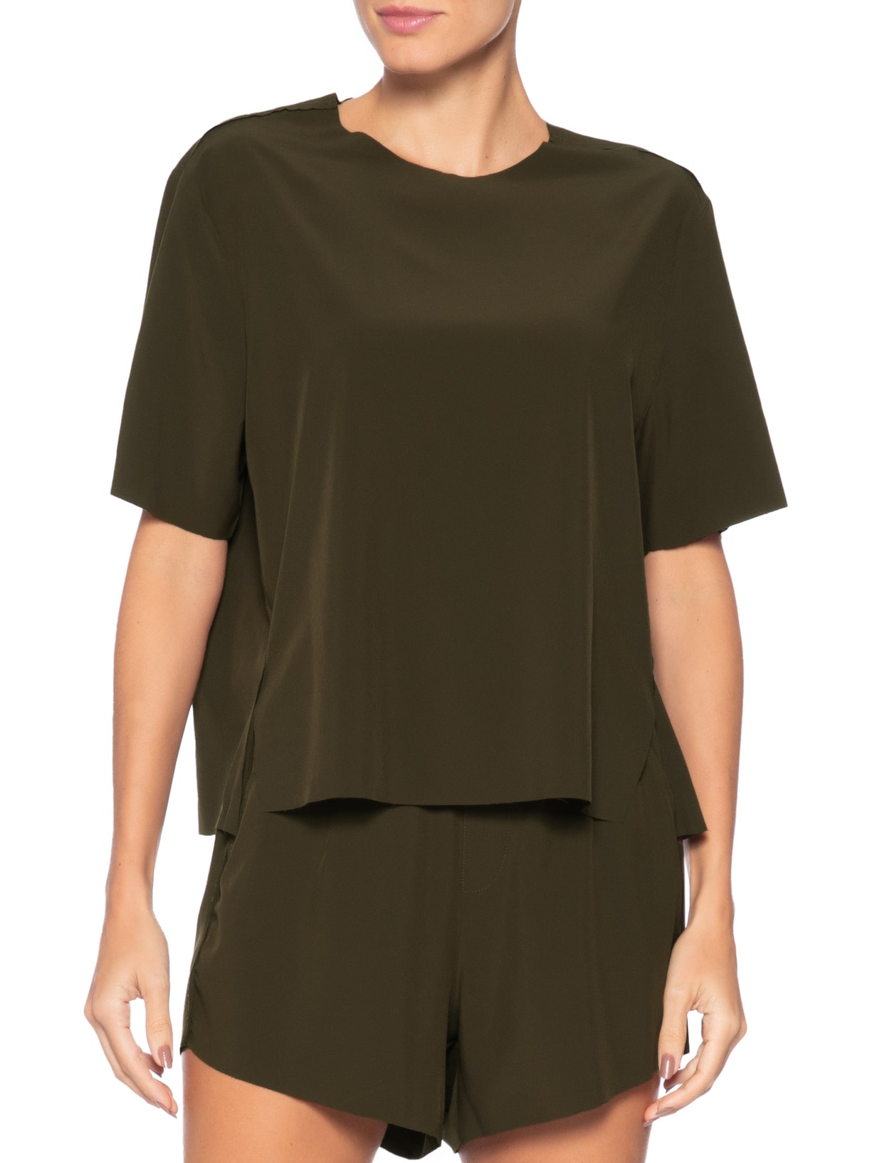 Blusa Feminina Superlight Marrom Osklen