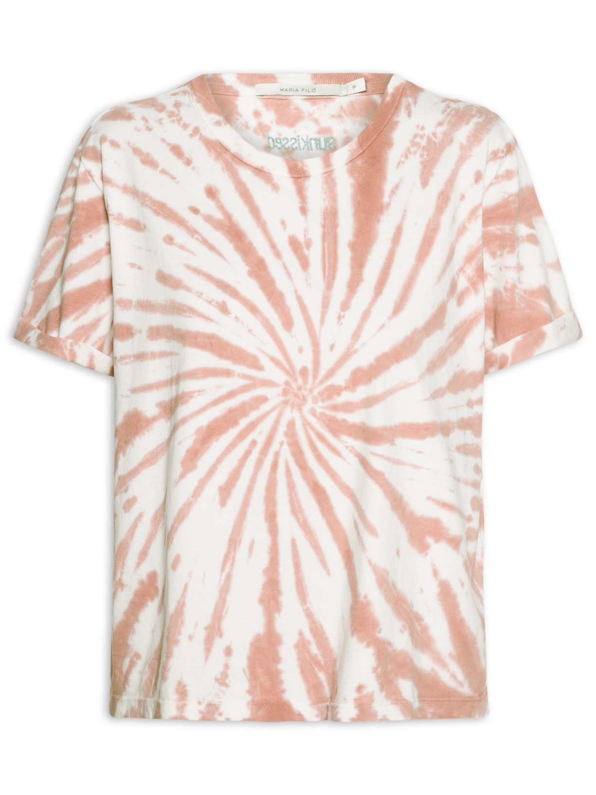 Blusa Feminina T Shirt Tie Dye - Rosa