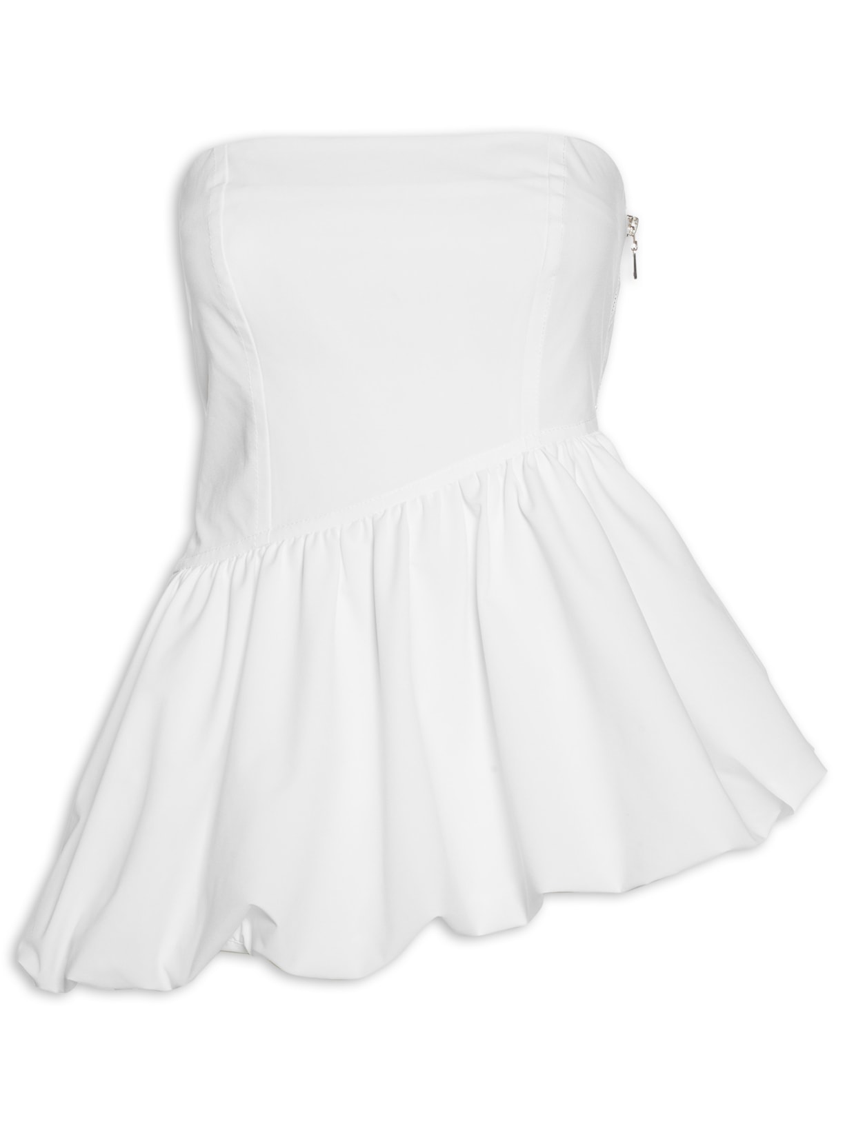 Blusa Feminina Tafetá Taylor Branco Nk