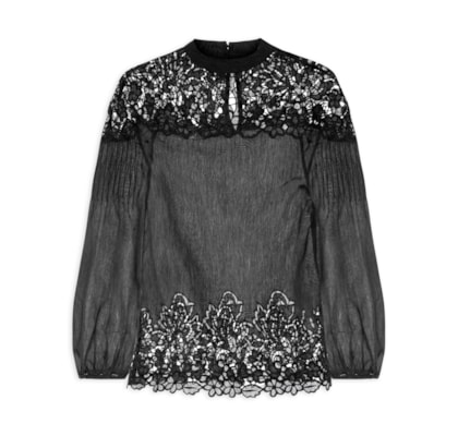 Blusa Feminina Talita - Preto