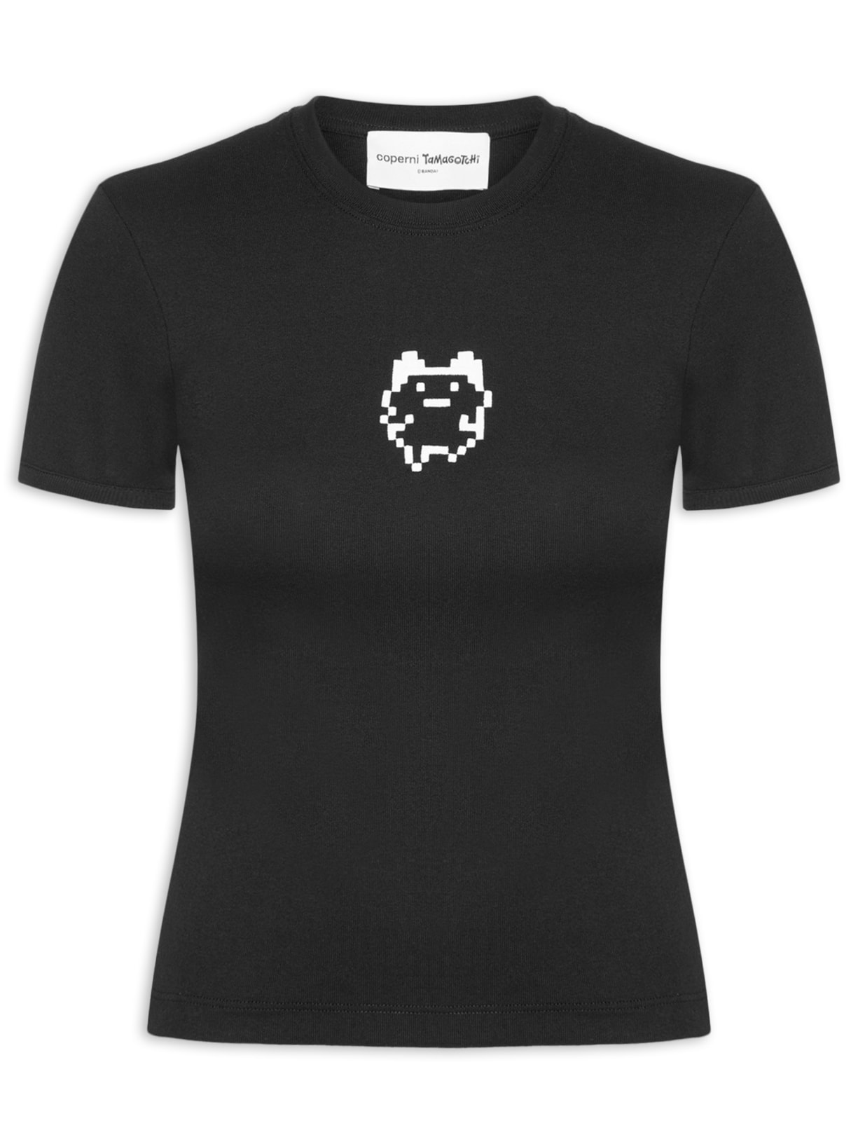 Blusa Feminina Tamagotchi Baby Tee - Preto