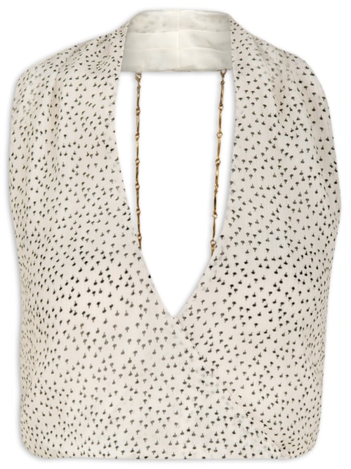 Blusa Feminina Tay Detalhe - Branco