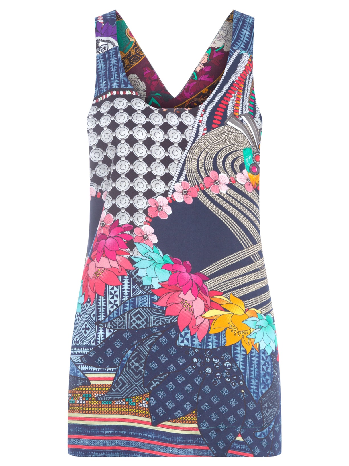 Blusa Feminina Tay Ngan Bordo - Azul