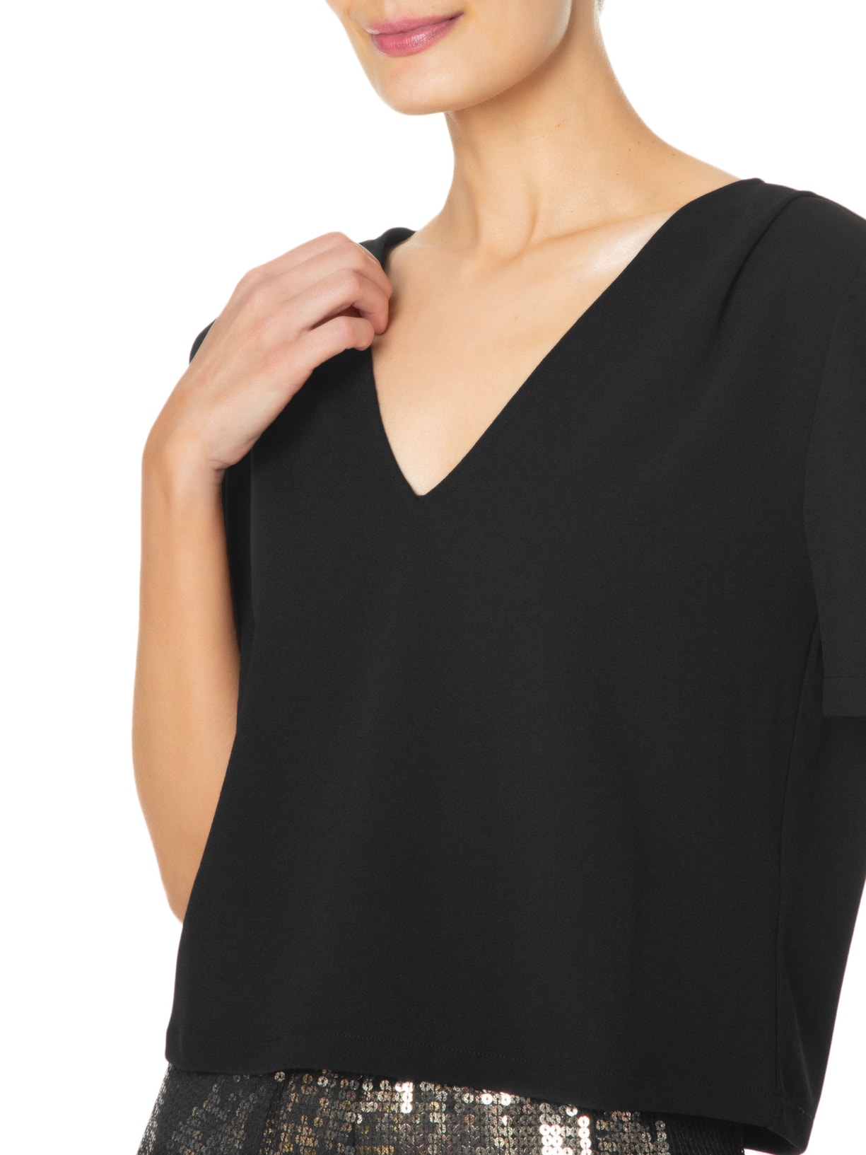 Blusa Feminina Tay Preto Le Lis