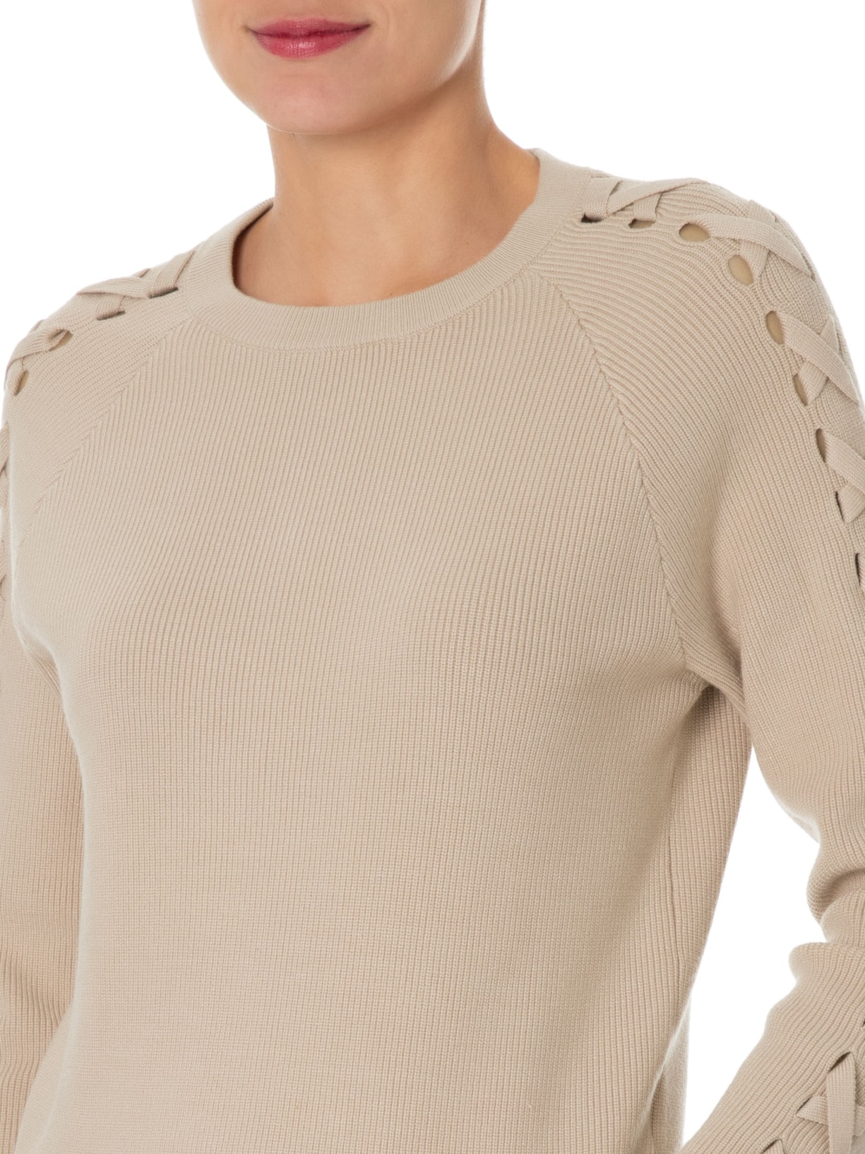 Blusa Feminina Teca II Bege Le Lis