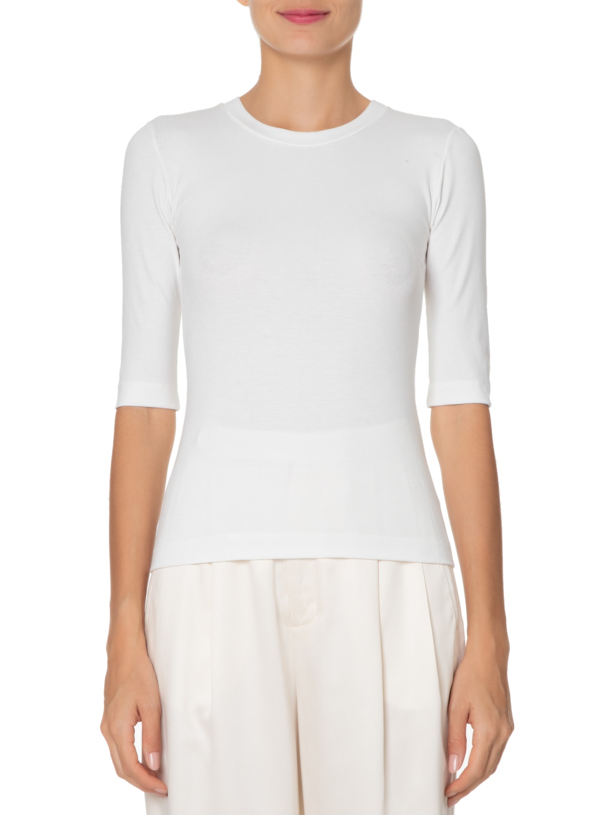 Blusa Feminina Tee Manga Média Branca Animale