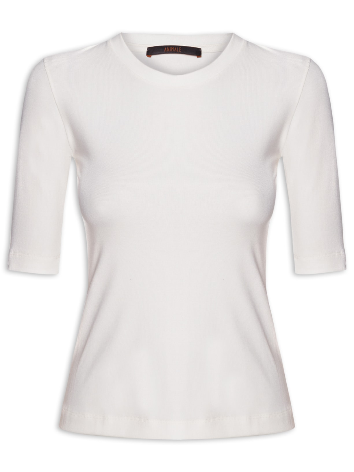 Blusa Feminina Tee Manga Média - Branco