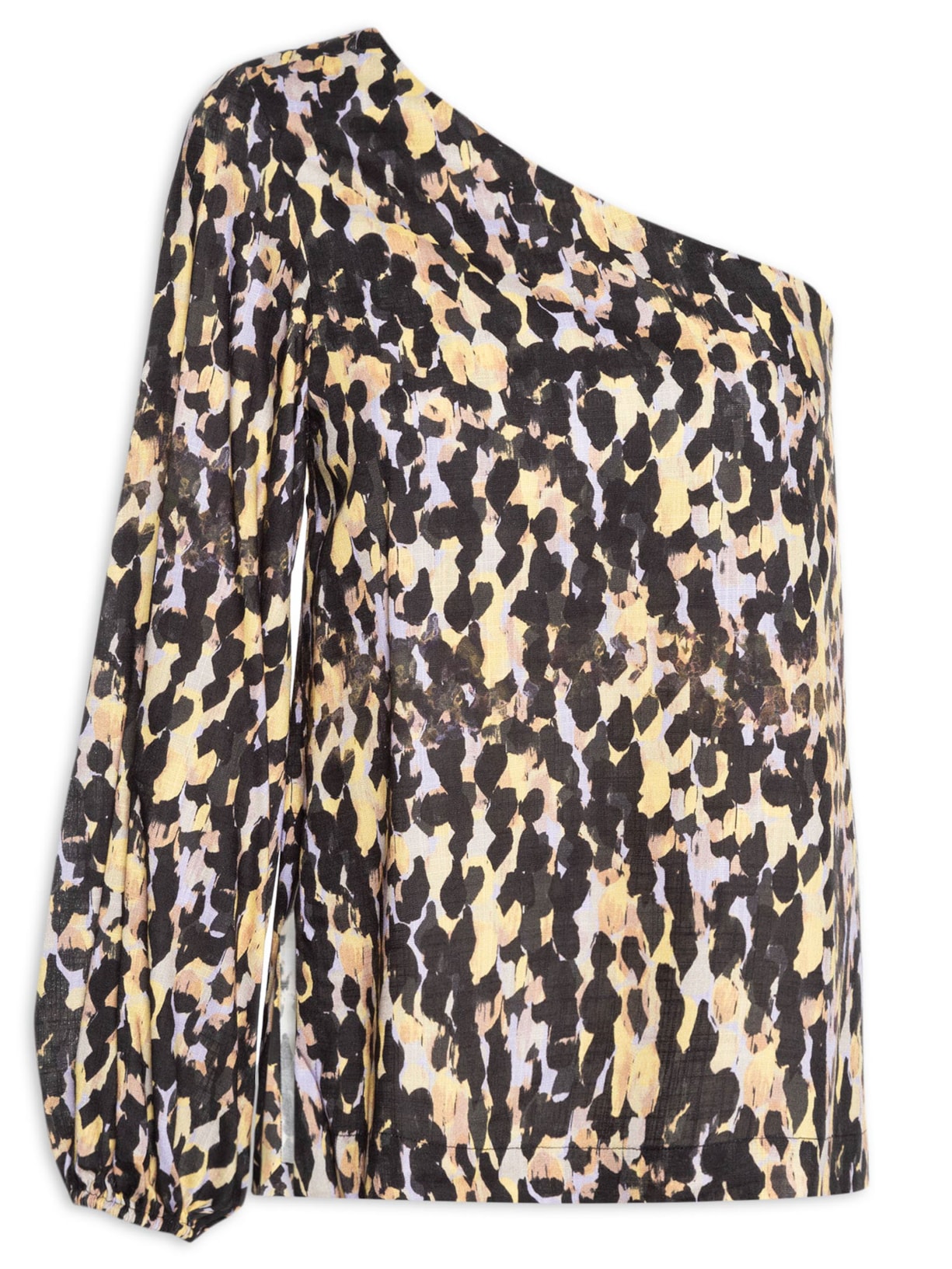 Blusa Feminina Textura Fingers - Preto