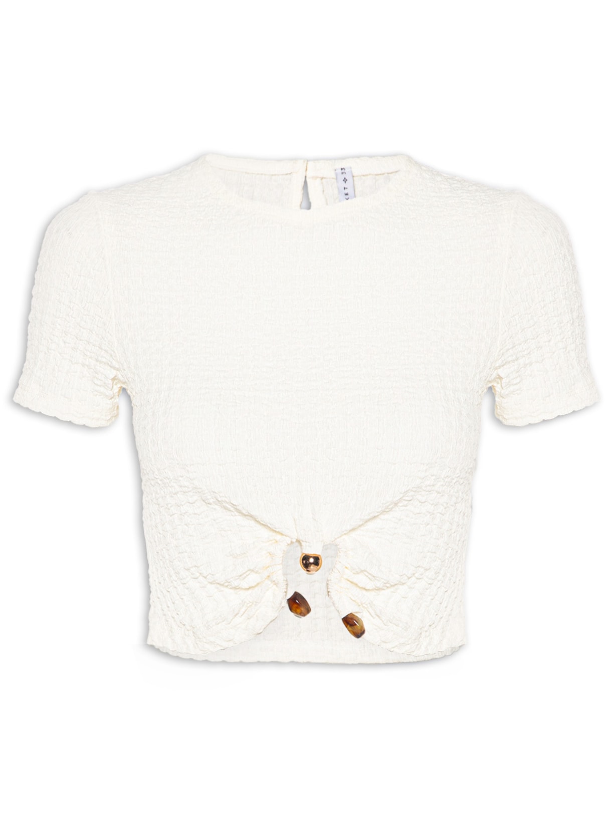 Blusa Feminina Texturizada Off White Market 33