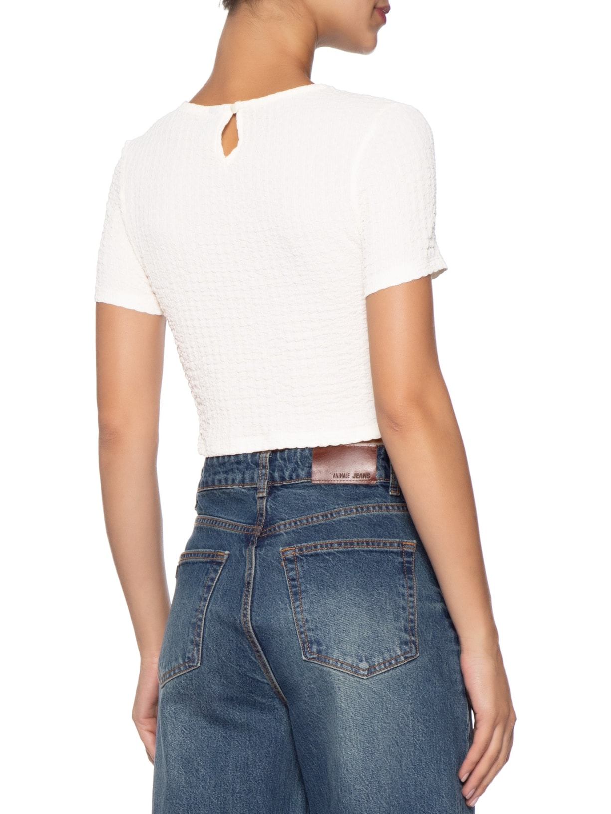 Blusa Feminina Texturizada Off White Market 33