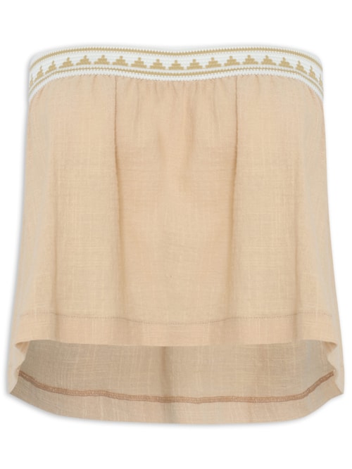 Blusa Feminina Tika Palha - Bege