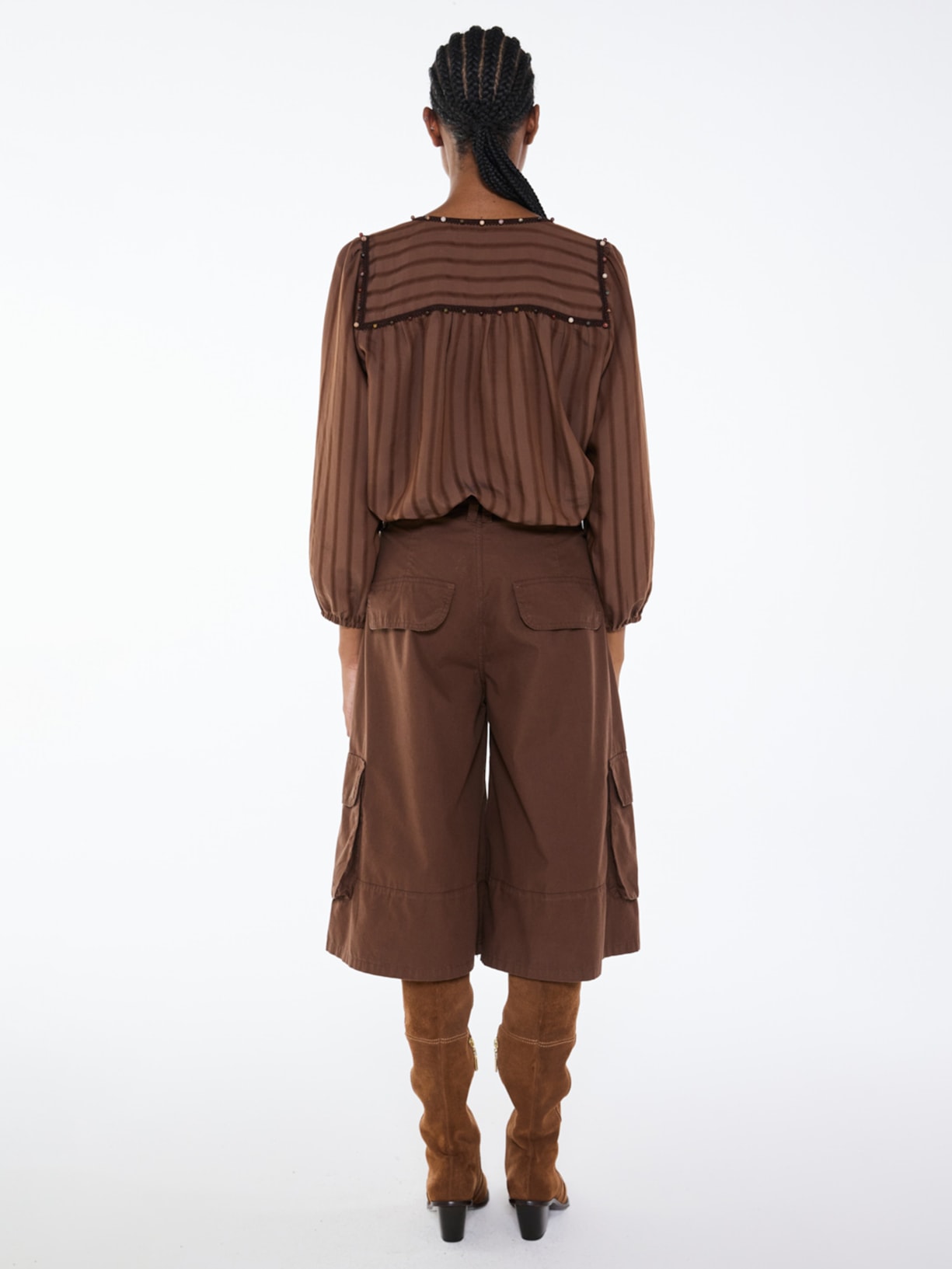 Blusa Feminina Tiny I26 Marrom Mixed