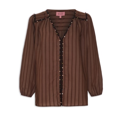 Blusa Feminina Tiny I26 - Marrom