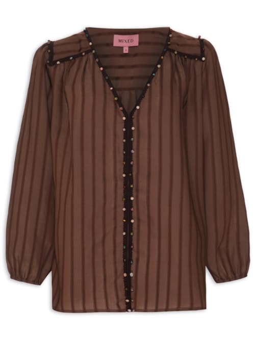 Blusa Feminina Tiny I26 - Marrom
