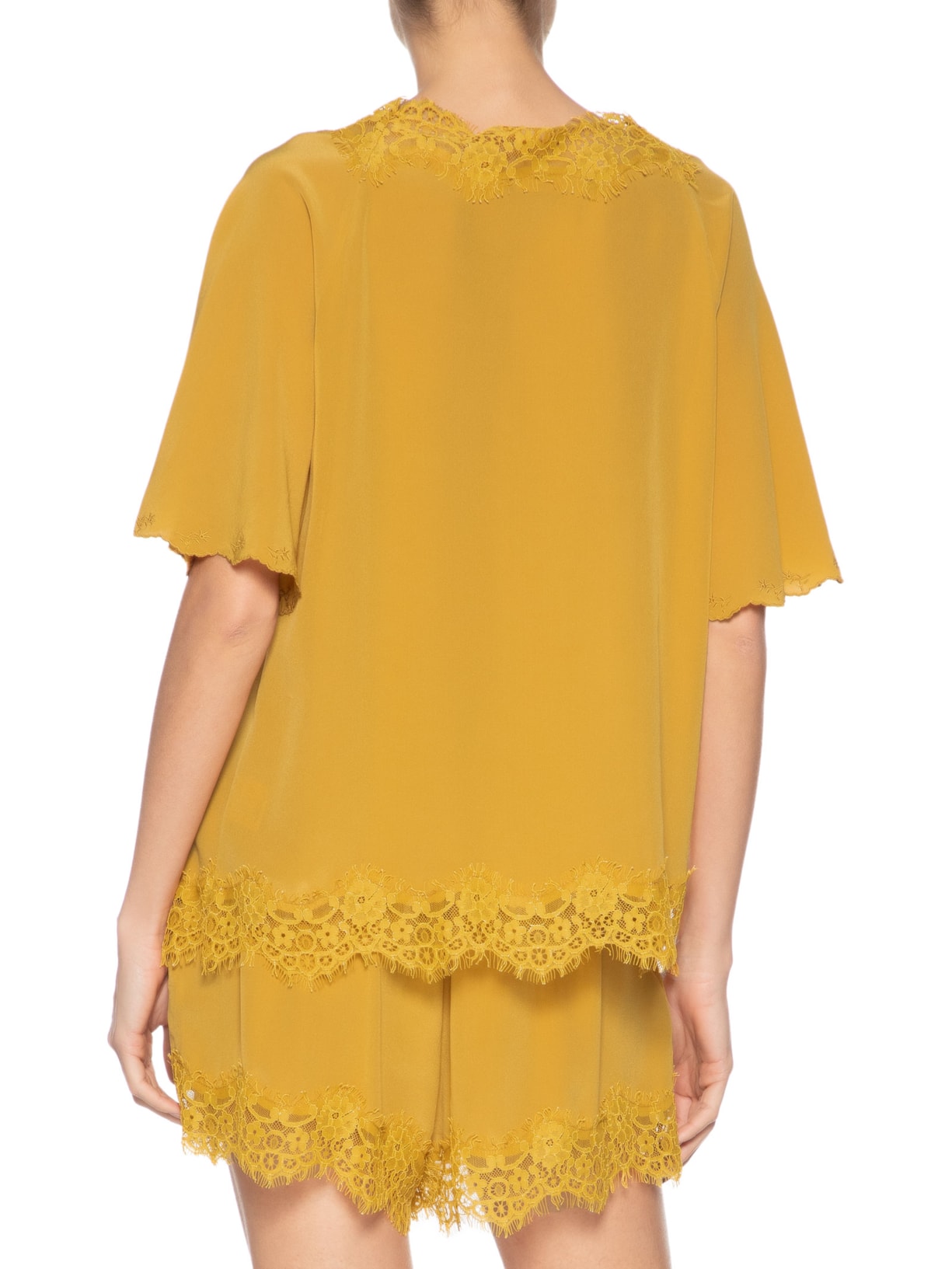 Blusa Feminina Tipo Slip Com Amarração Amarelo Animale