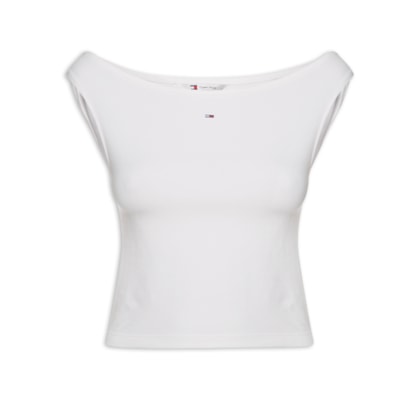 Blusa Feminina Tjw Boat Neck Top SS Ext - Branco