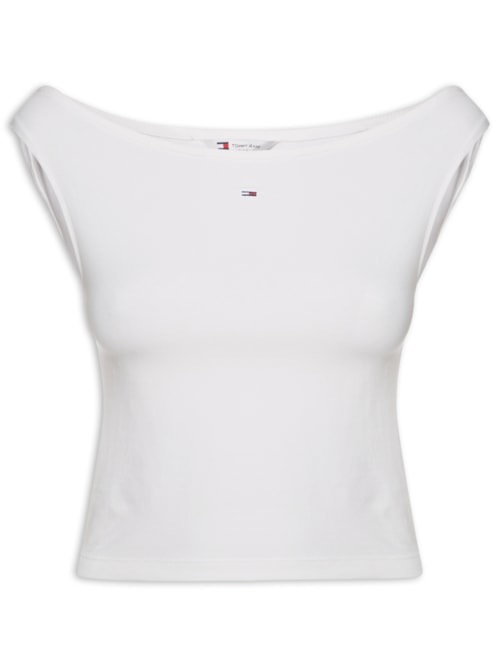 Blusa Feminina Tjw Boat Neck Top SS Ext - Branco