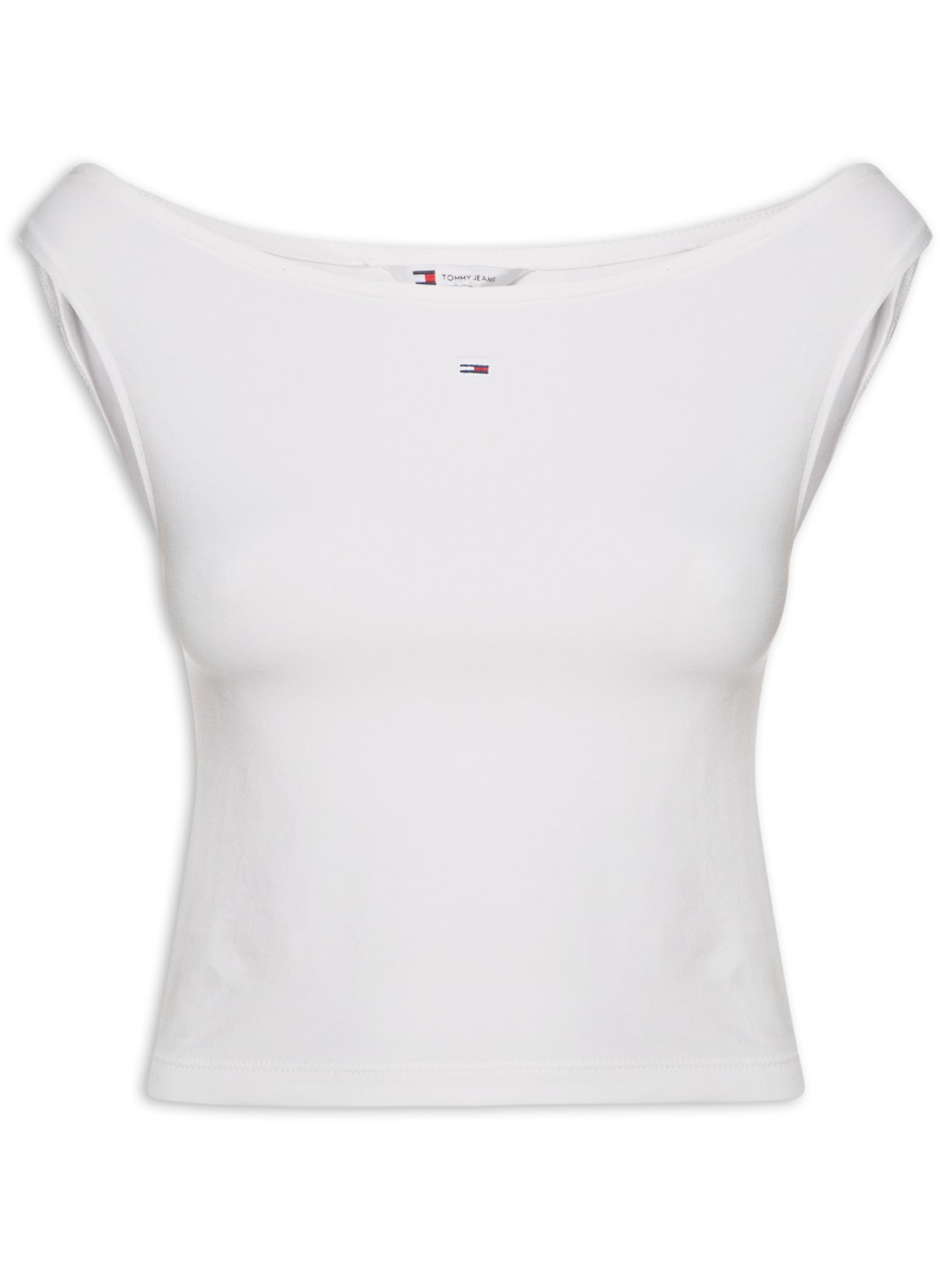 Blusa Feminina Tjw Boat Neck Top SS Ext Branco Tommy Jeans