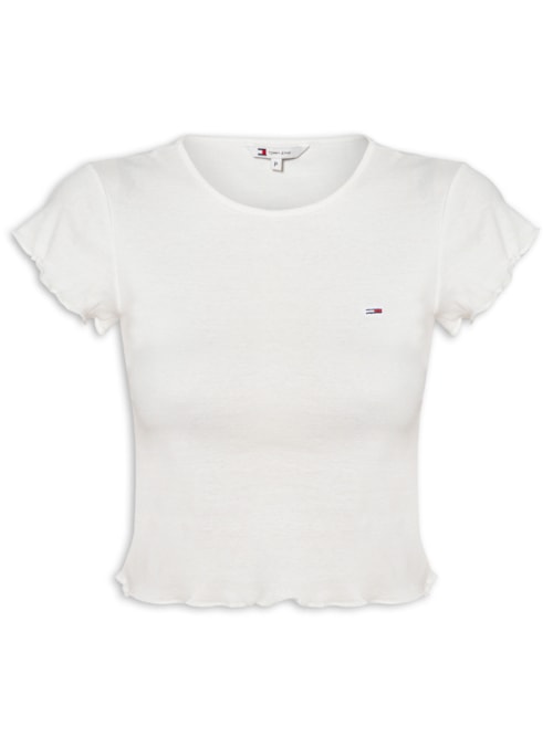 Blusa Feminina Tjw Slim Babylook Tee Ext - Branco