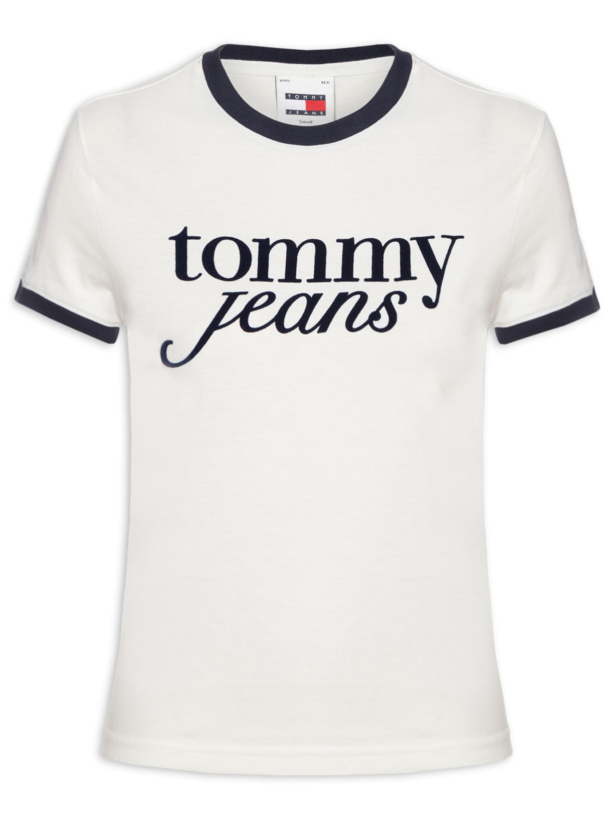 Blusa Feminina Tjw Slim Sh Script Ringr Tee Ext - Branco