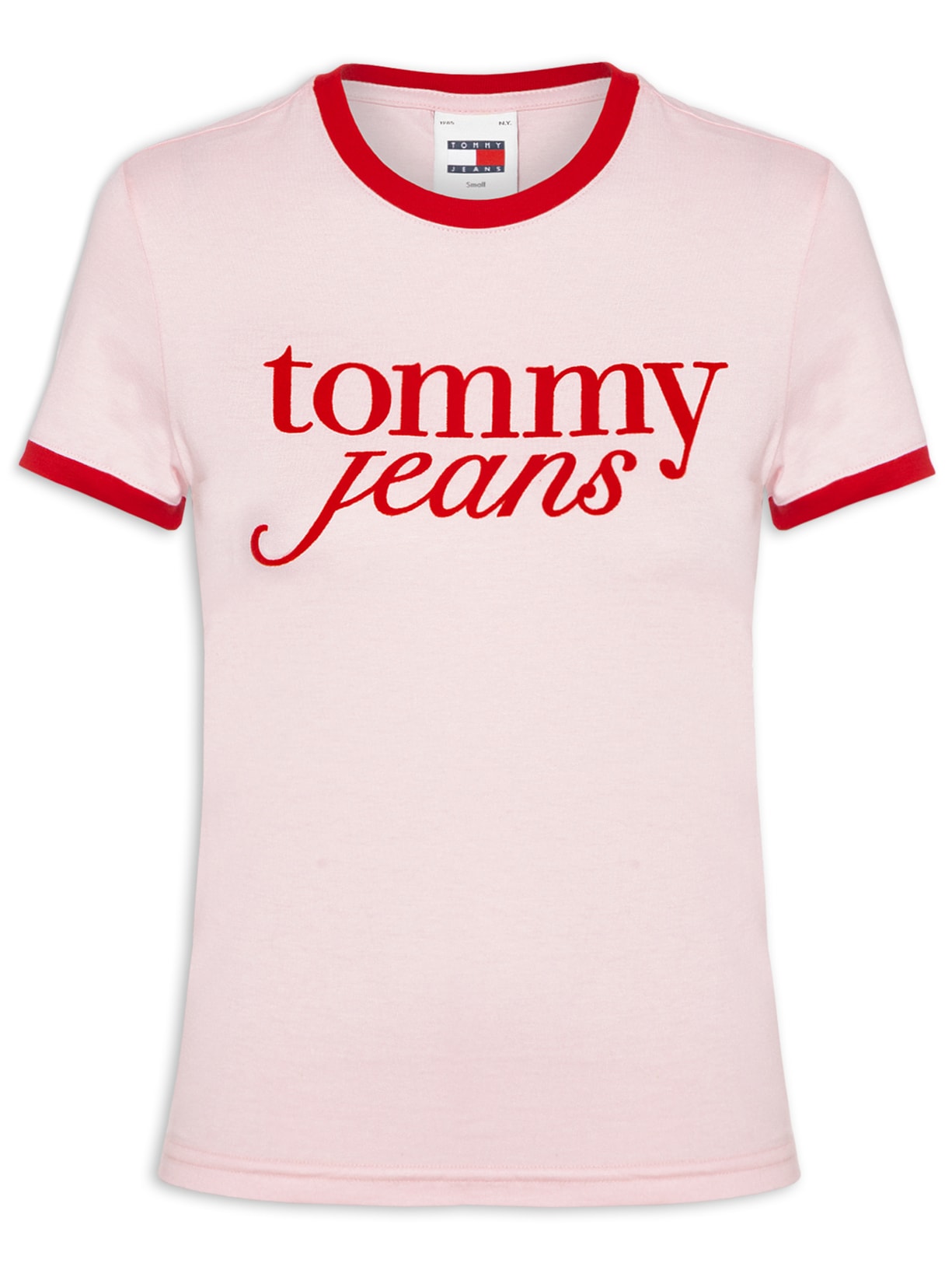 Blusa Feminina Tjw Slim Sh Script Ringr Tee Ext - Rosa