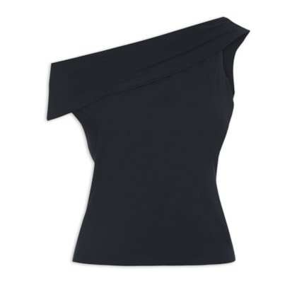 Blusa Feminina Tori Twisted Clen Knit - Preto